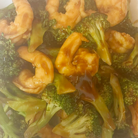 Jumbo Shrimp with Broccoli